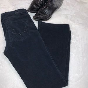 BIG STAR BLACK BOOTCUT CORDUROY JEANS PERFECT NWOT
